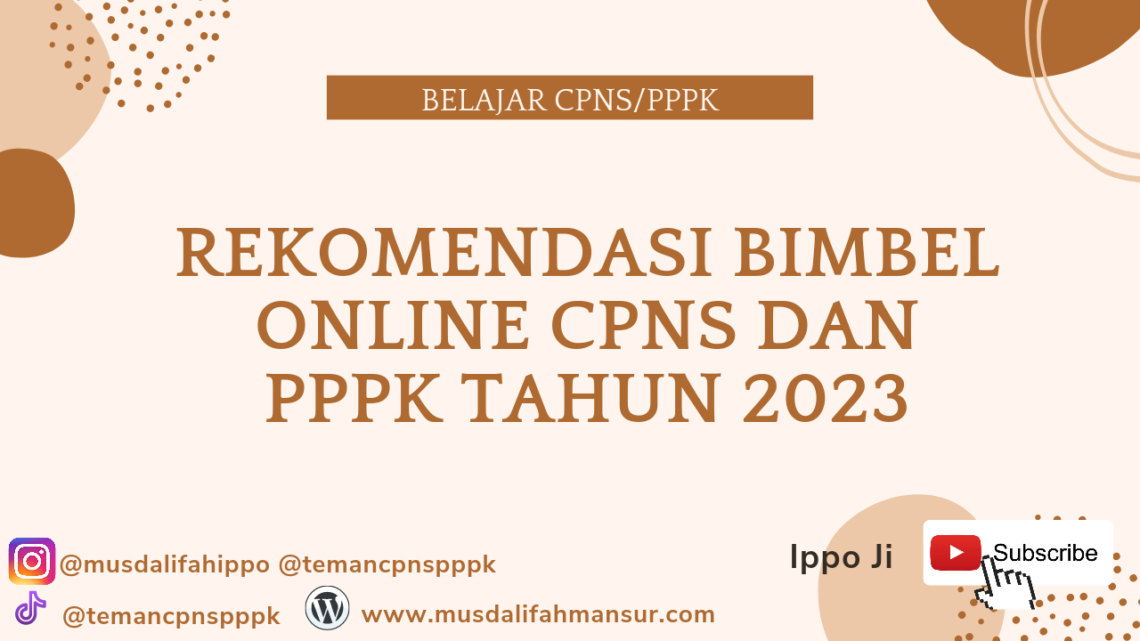 rekomendasi bimbel online cpns dan pppk 2023