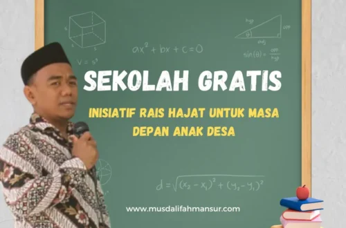 Sekolah Gratis Inisiatif Rais hajat untuk Masa Depan